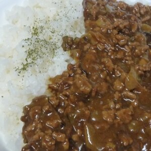 夏野菜！茄子と挽き肉のカレーライス